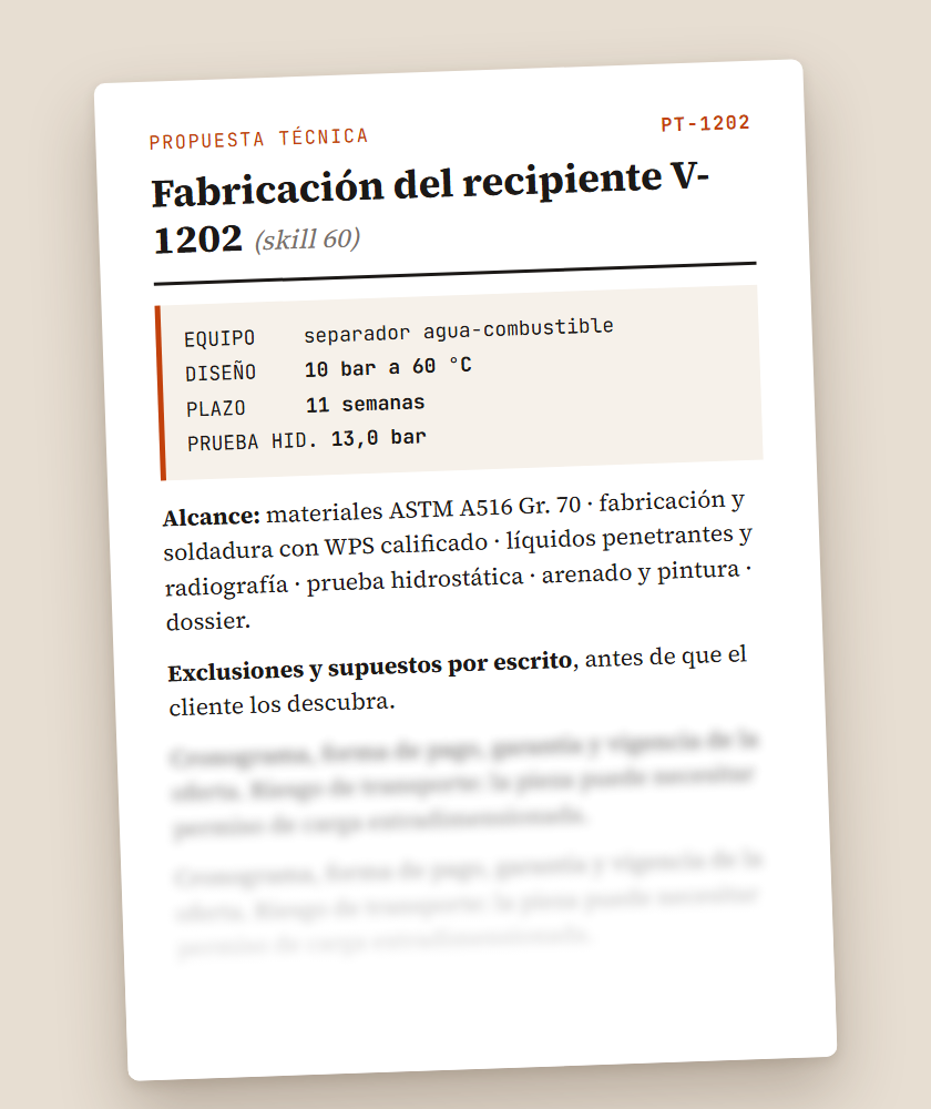 Propuesta técnica